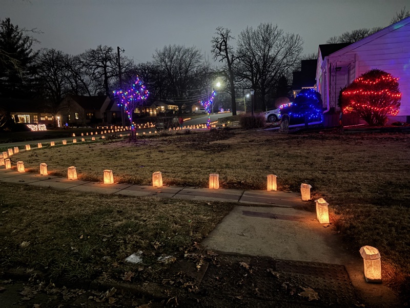Christmas luminaries